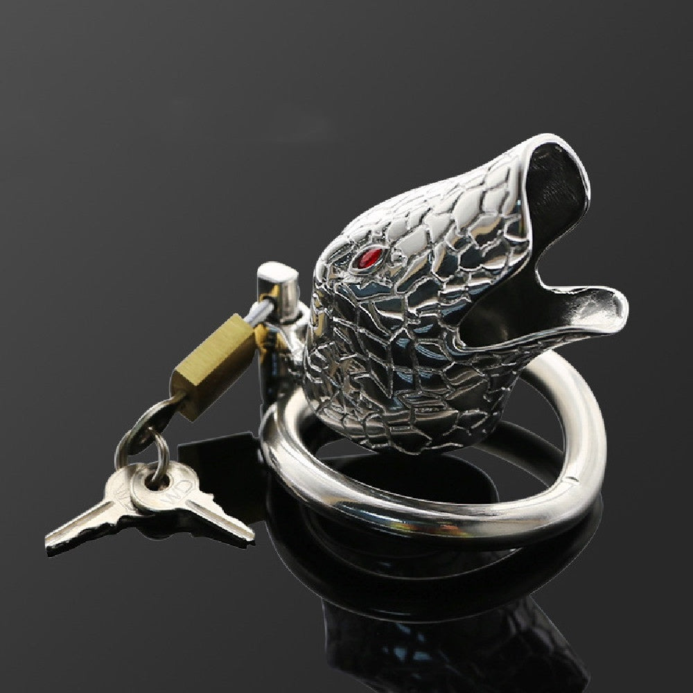 Men's Stainless Steel Chastity Lock – 3 Sizes