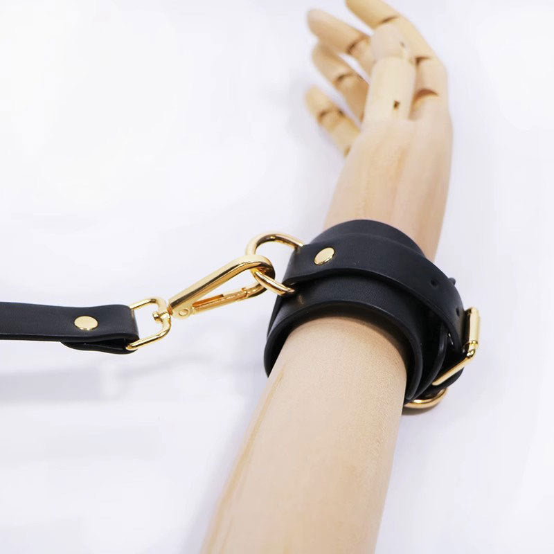 Leather Handcuff Script Kill Magic Props