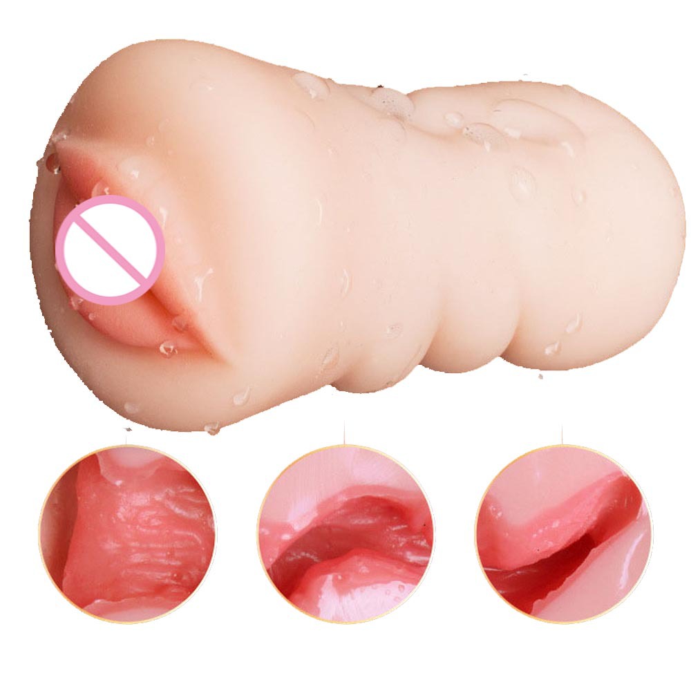Realistic Silicone Male Masturbator – Flesh Tone