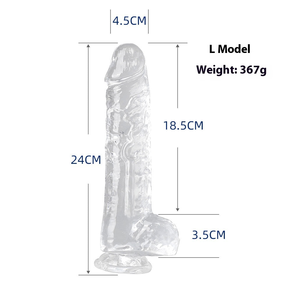 Transparent Silicone Dildo Set