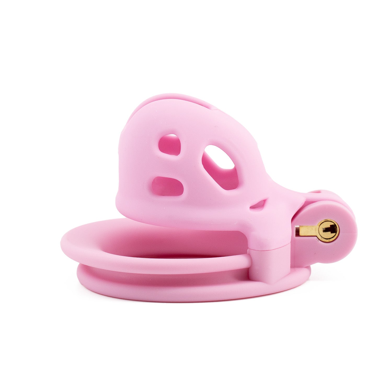 Lightweight Male Chastity Cage with Locking Ring