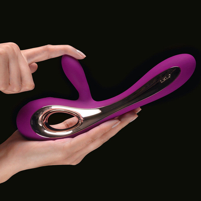 Rechargeable Mute Waterproof Double-Head Vibrator