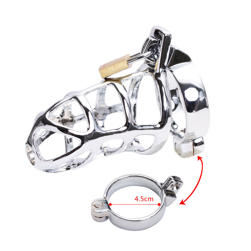 Stainless Steel Male Chastity Lock – Full Set