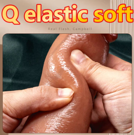 Thrusting Liquid Silicone Dildo