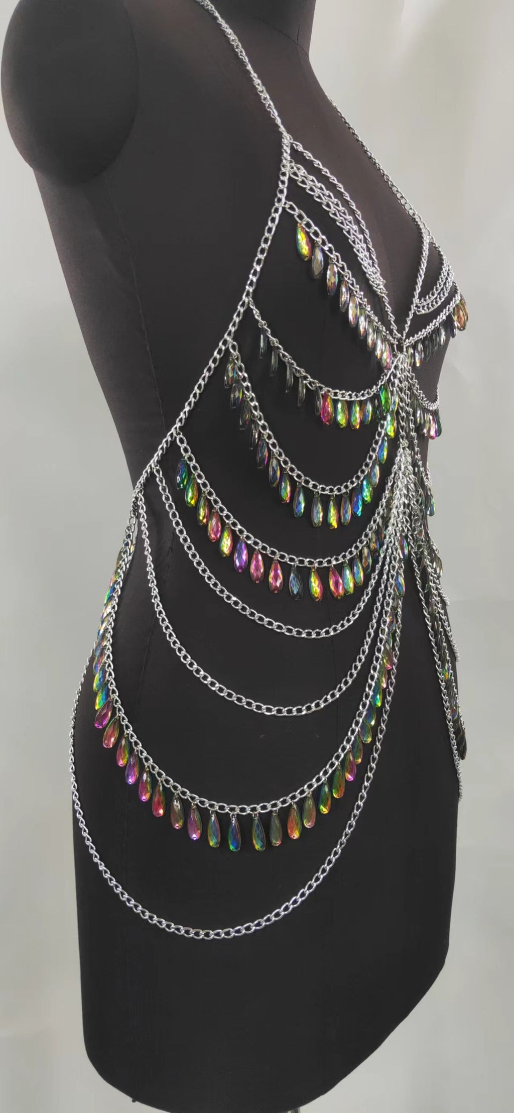 Crystal Pendant Body Chain