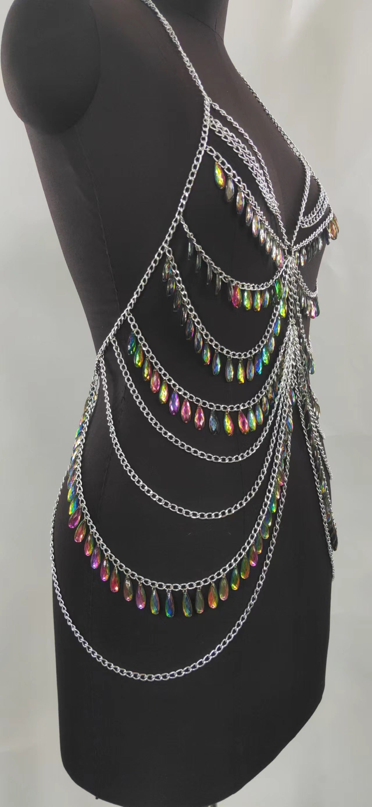 Crystal Pendant Body Chain