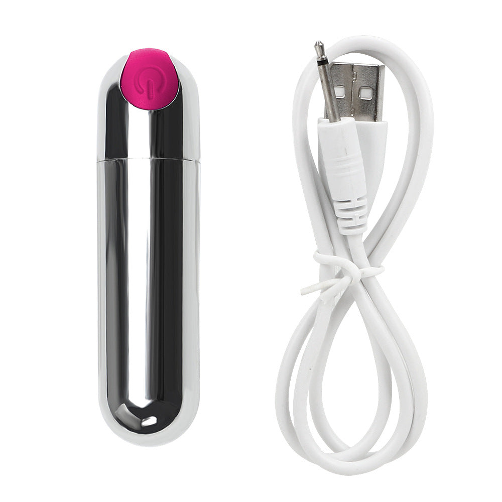 10-Mode Mini Bullet Vibrator – USB Rechargeable