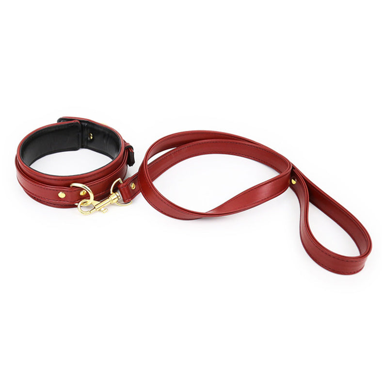 Leather Handcuffs Leg Cuffs With Waist Restraint Belt Toys