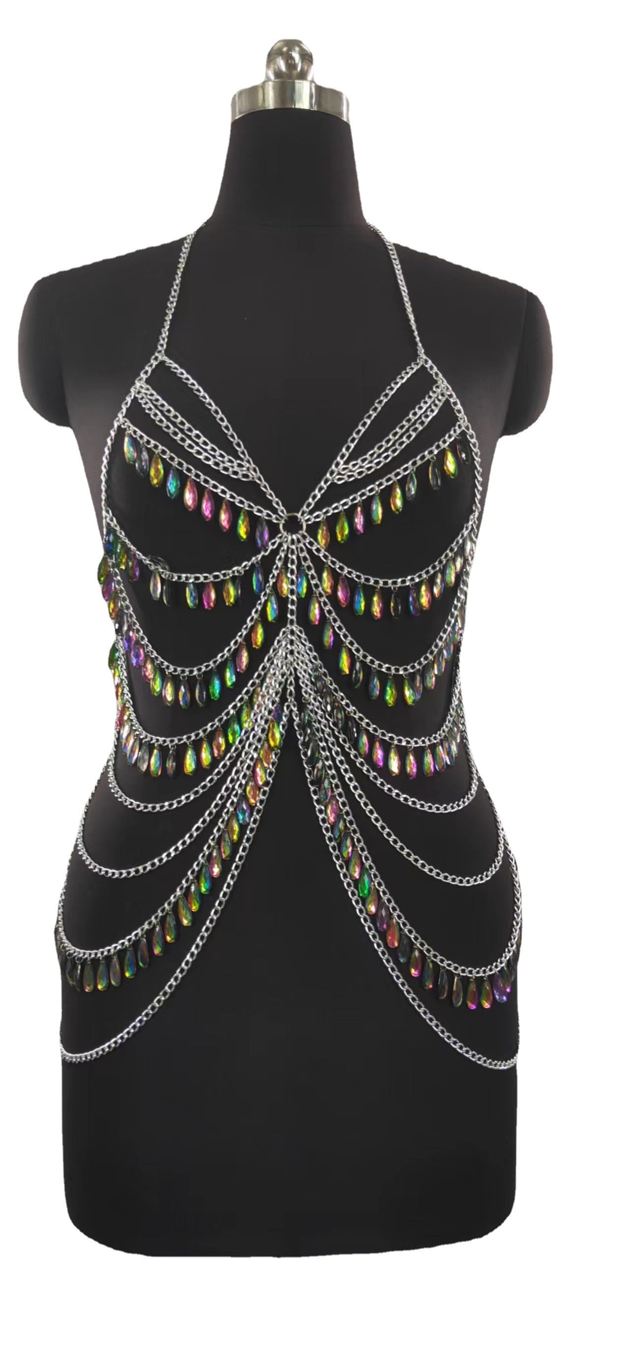 Crystal Pendant Body Chain