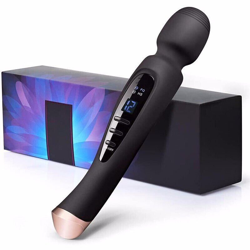 12-Mode Silicone Vibrating Massager – Whisper Quiet