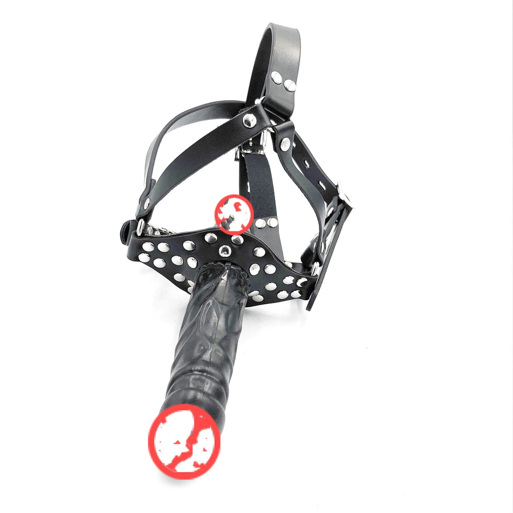 Double Penetration Harness Set with Ball Gag