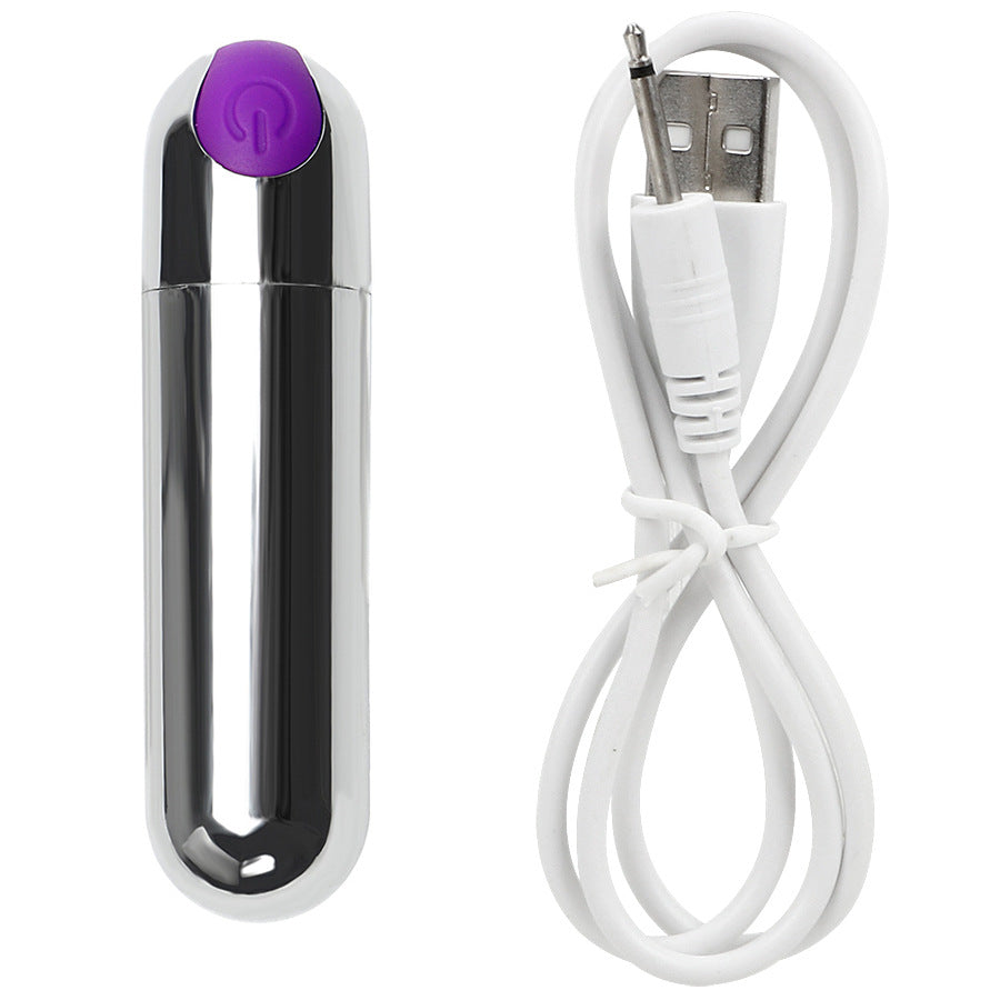 10-Mode Mini Bullet Vibrator – USB Rechargeable