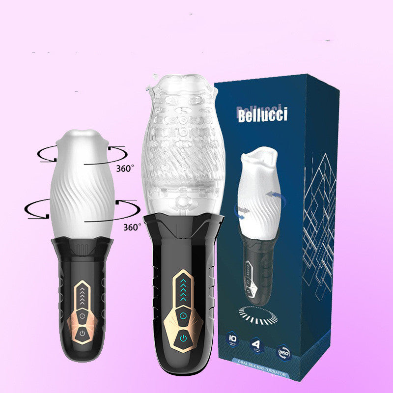 USB Rechargeable Rotating Silicone Massage Vibrator