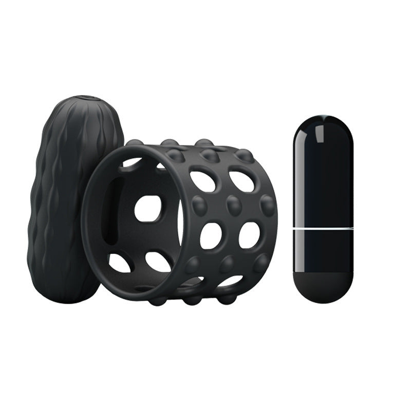 Male Vibrating Delay Cock Ring – Waterproof Silicone
