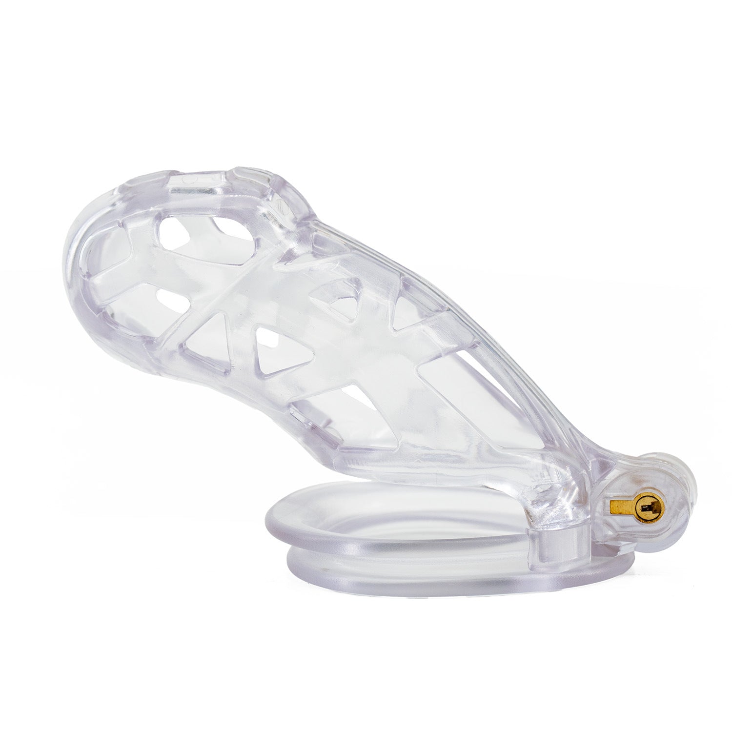 Lightweight Male Chastity Cage with Locking Ring