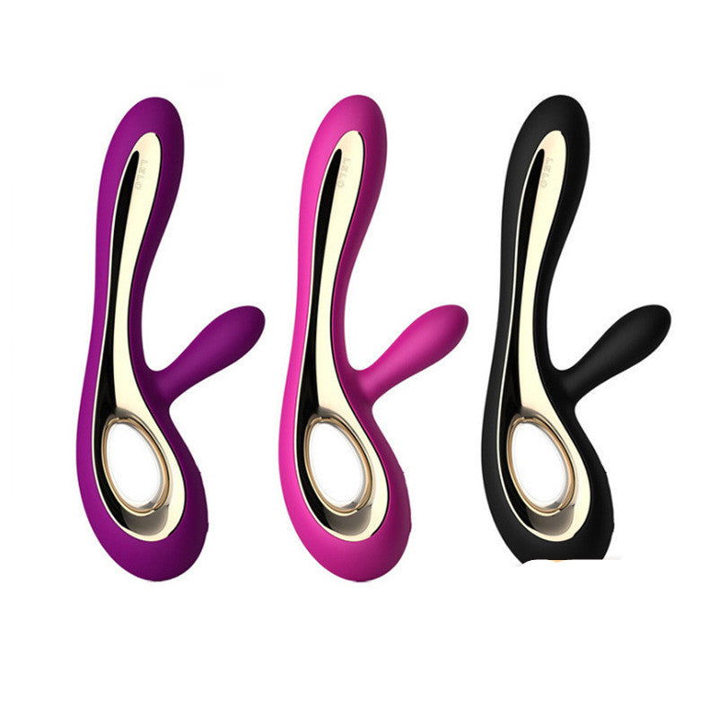 Rechargeable Mute Waterproof Double-Head Vibrator