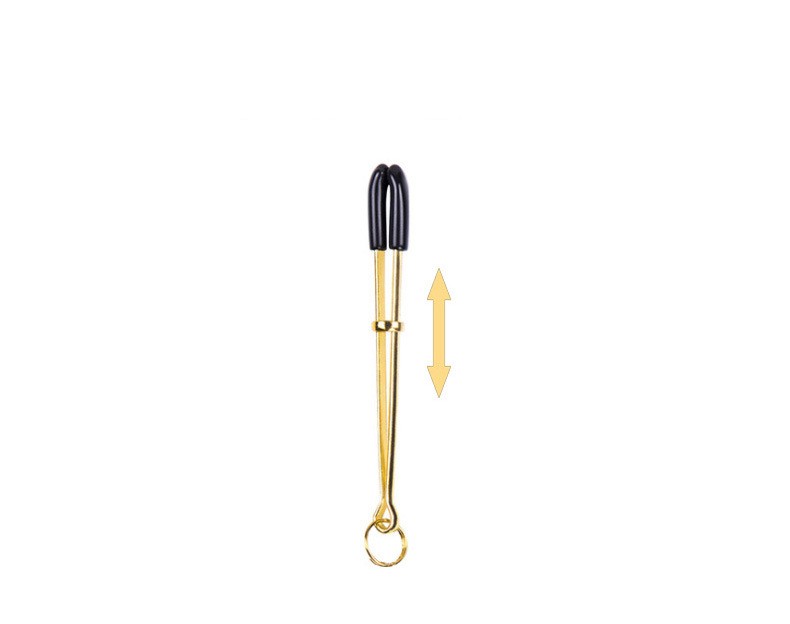 Metal Breast Clip Champagne Gold
