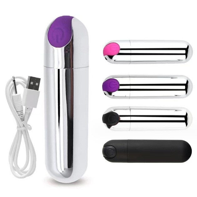 10-Mode Mini Bullet Vibrator – USB Rechargeable
