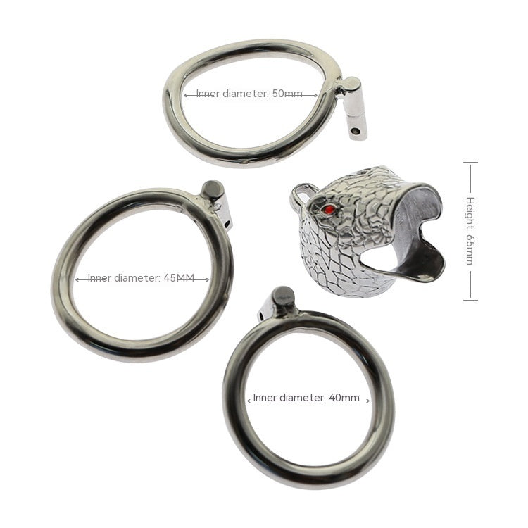 Men's Stainless Steel Chastity Lock – 3 Sizes