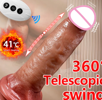 Thrusting Liquid Silicone Dildo