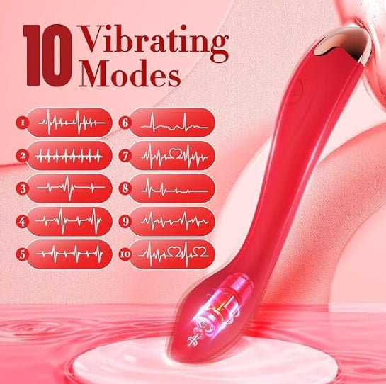 Finger G-Spot Clitoral Vibrator Wand