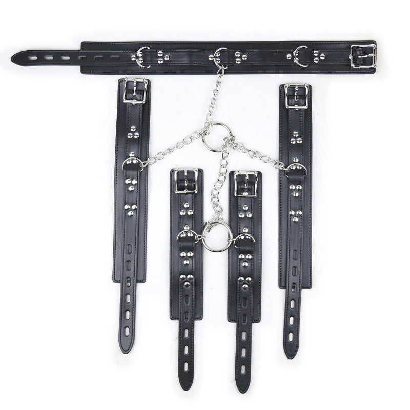 Collar collar back handcuffs
