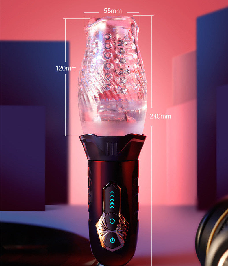 USB Rechargeable Rotating Silicone Massage Vibrator