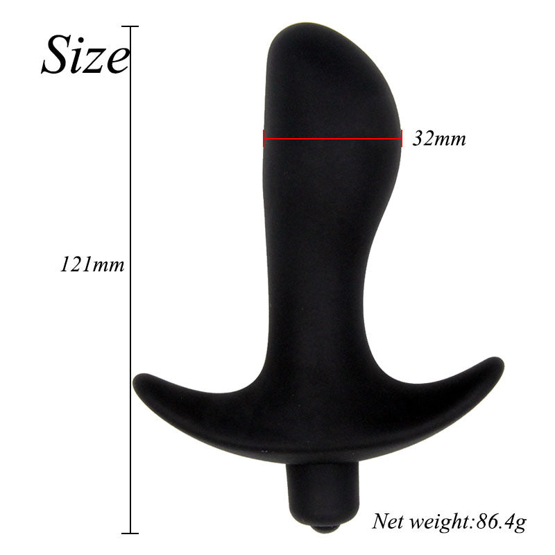10-Speed Silicone Anal Plug Vibrator – G-Spot & Prostate