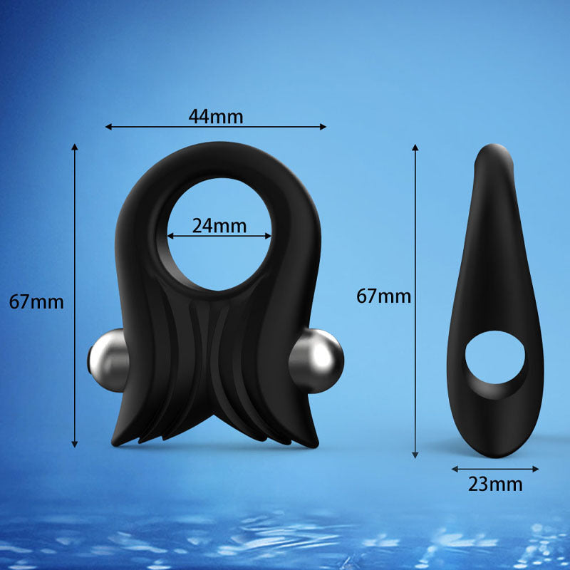 Men's Silicone Wolf-Tooth Delay Ring