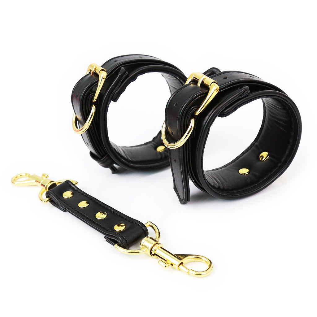 New Leather Handcuffs Ankle Cuffs And Boutique Chain Toys