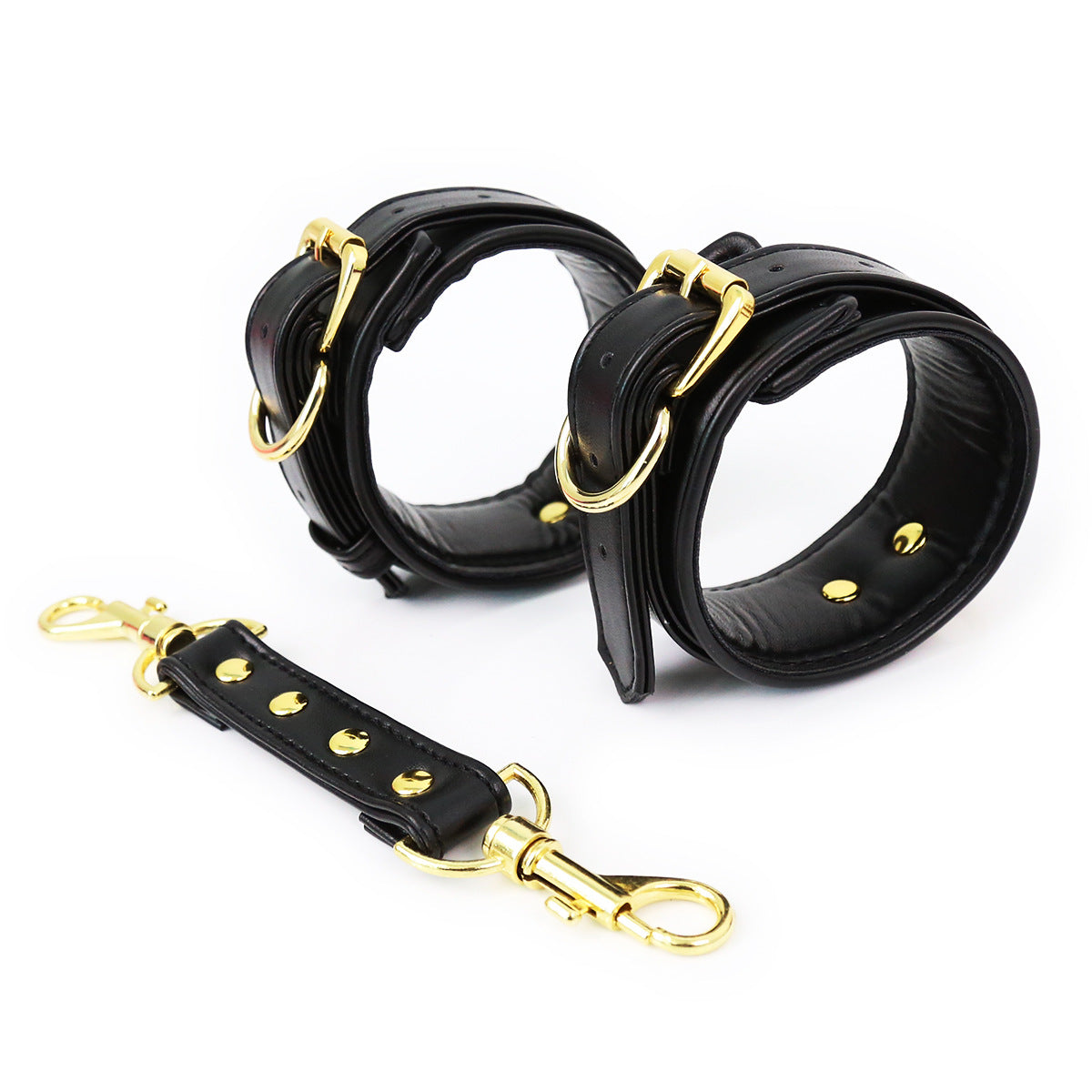 New Leather Handcuffs Ankle Cuffs And Boutique Chain Toys