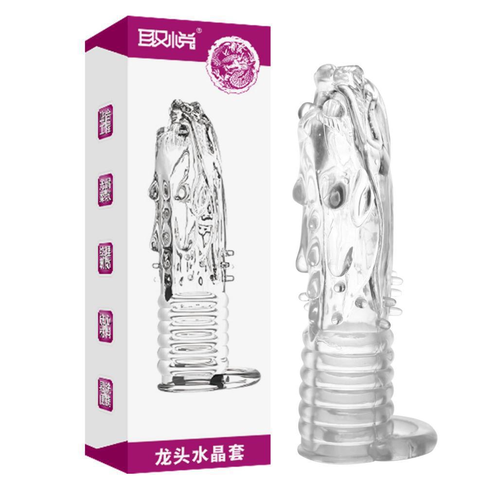 Crystal Wolf Tooth Textured Condom – Long & Thick