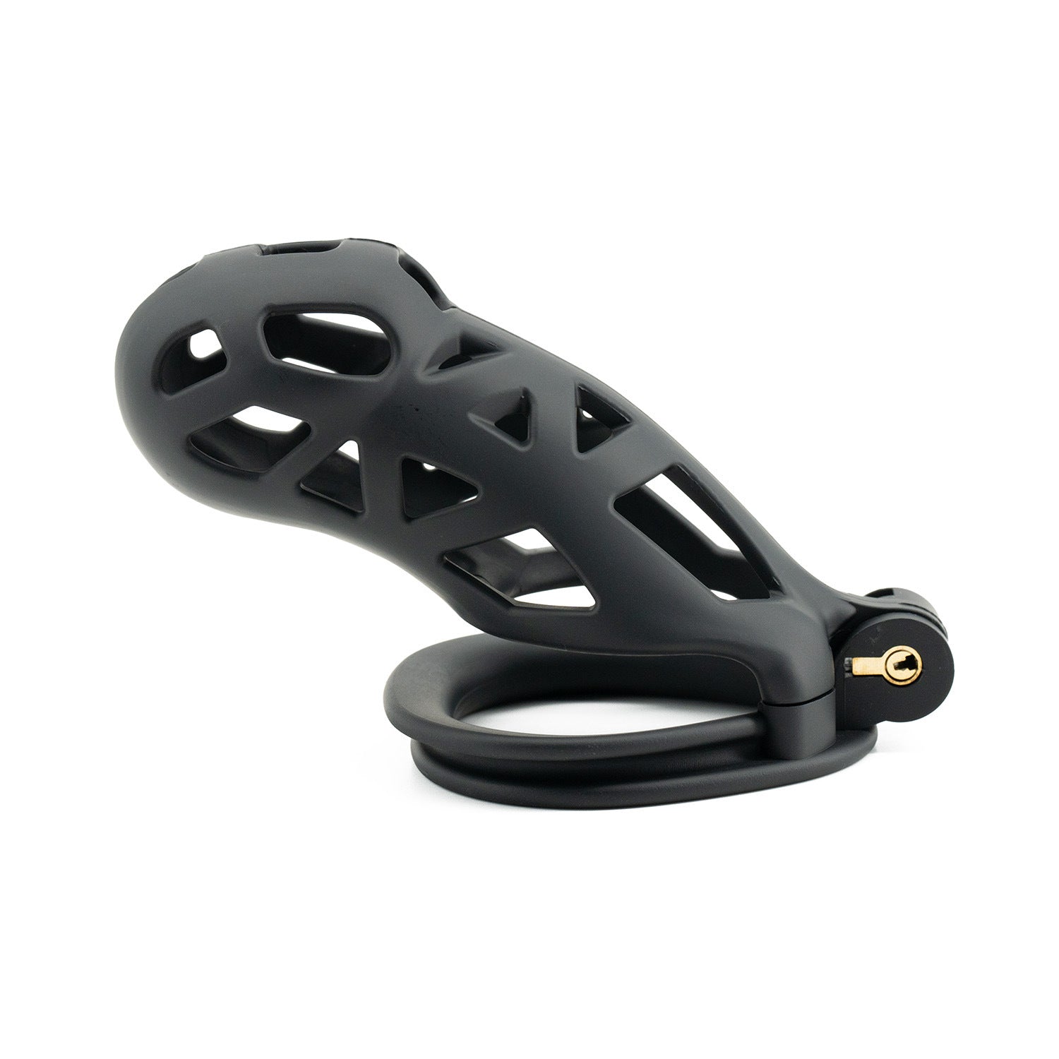 Lightweight Male Chastity Cage with Locking Ring