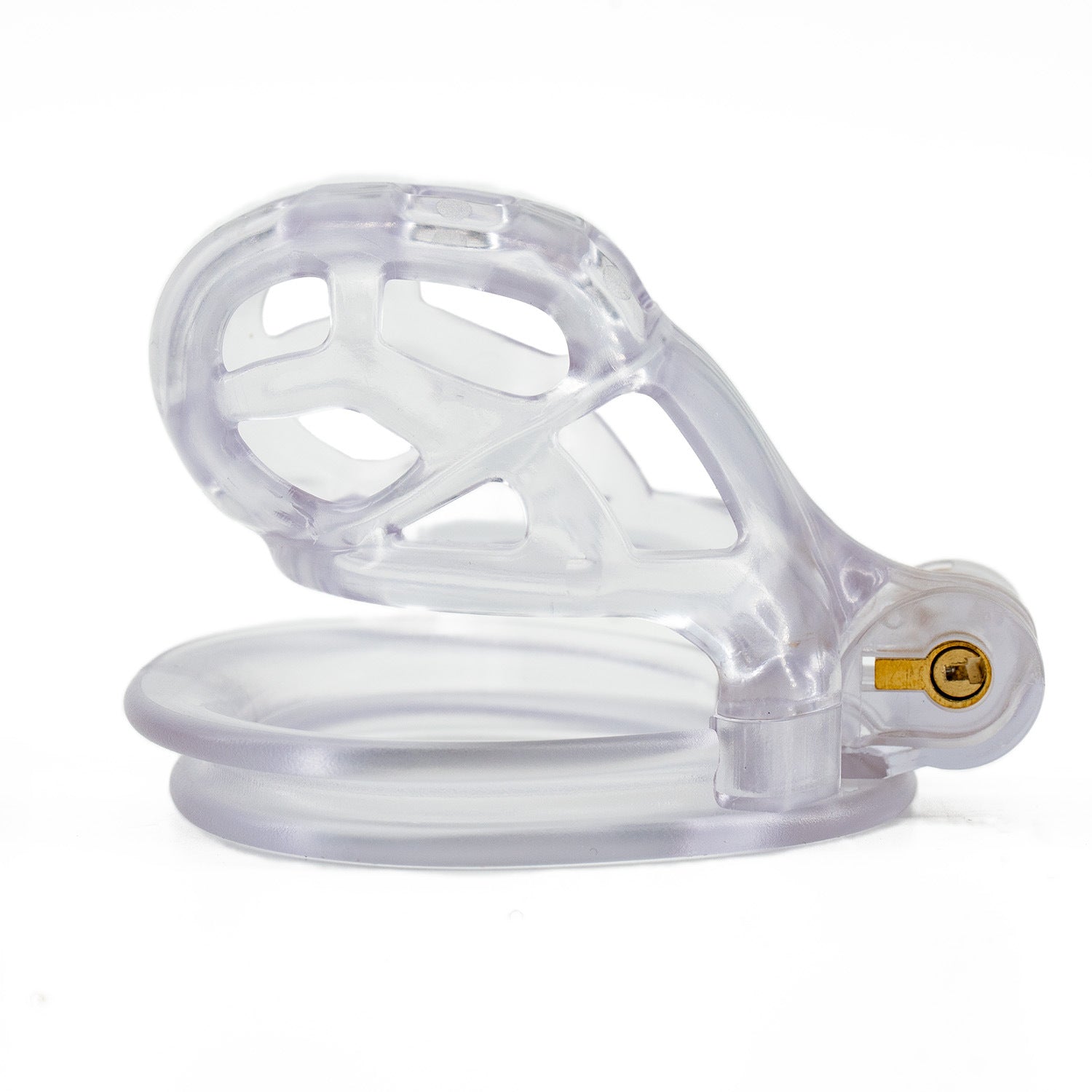Lightweight Male Chastity Cage with Locking Ring