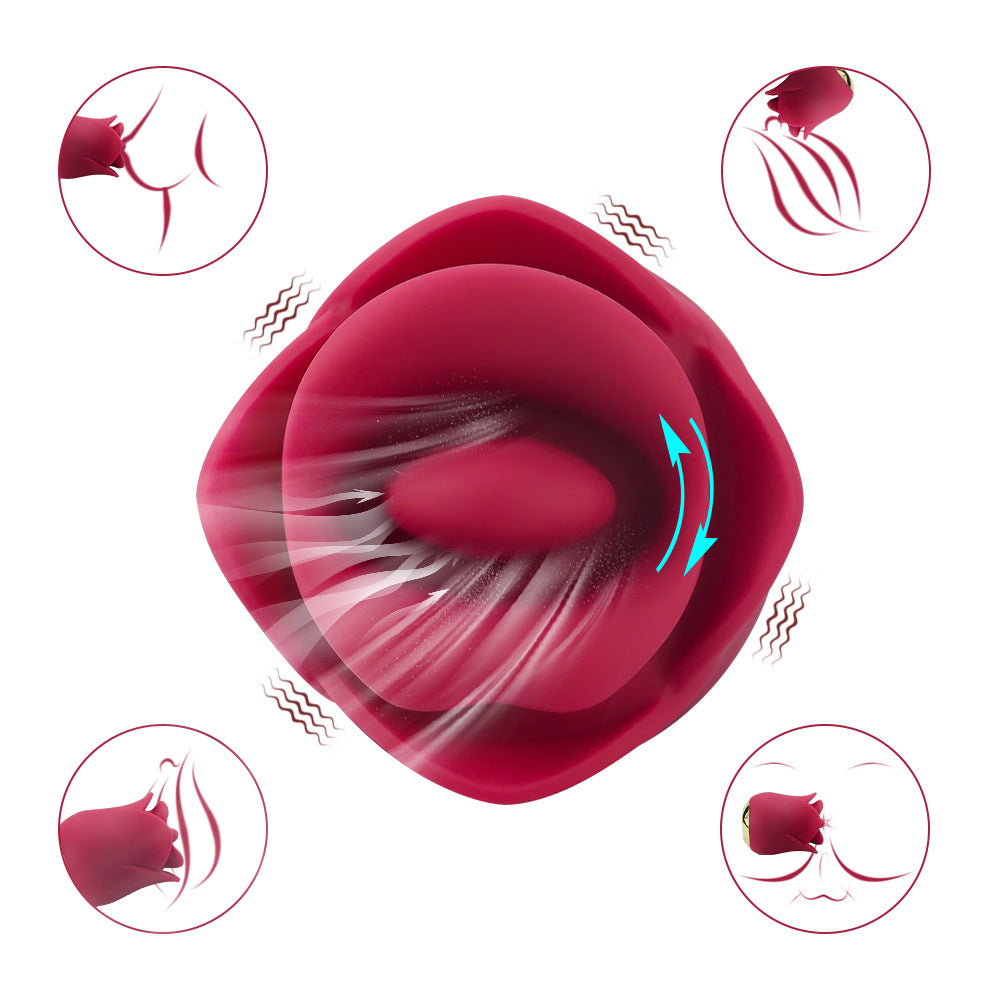 Rose Tongue Licking Vibrator