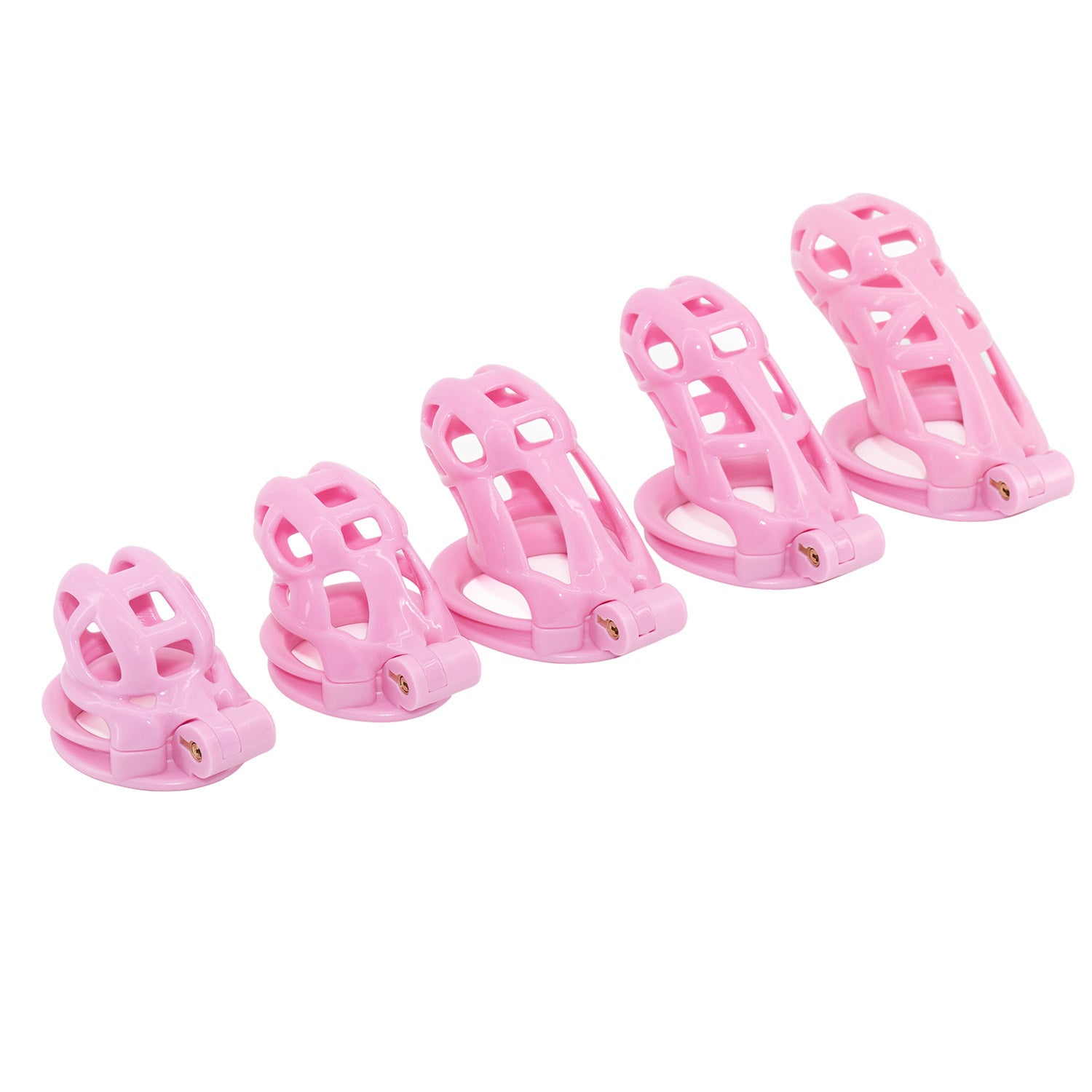Lightweight Male Chastity Cage with Locking Ring