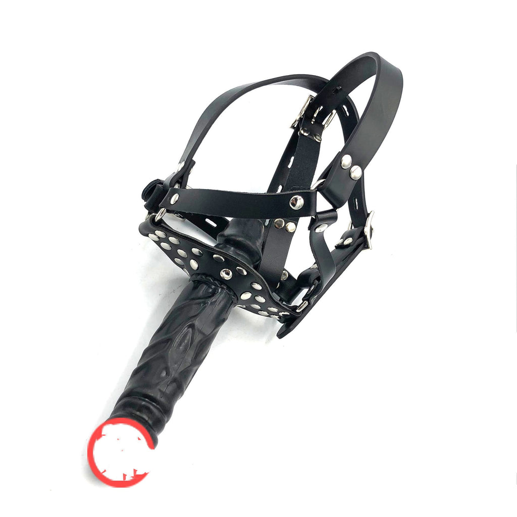 Double Penetration Harness Set with Ball Gag