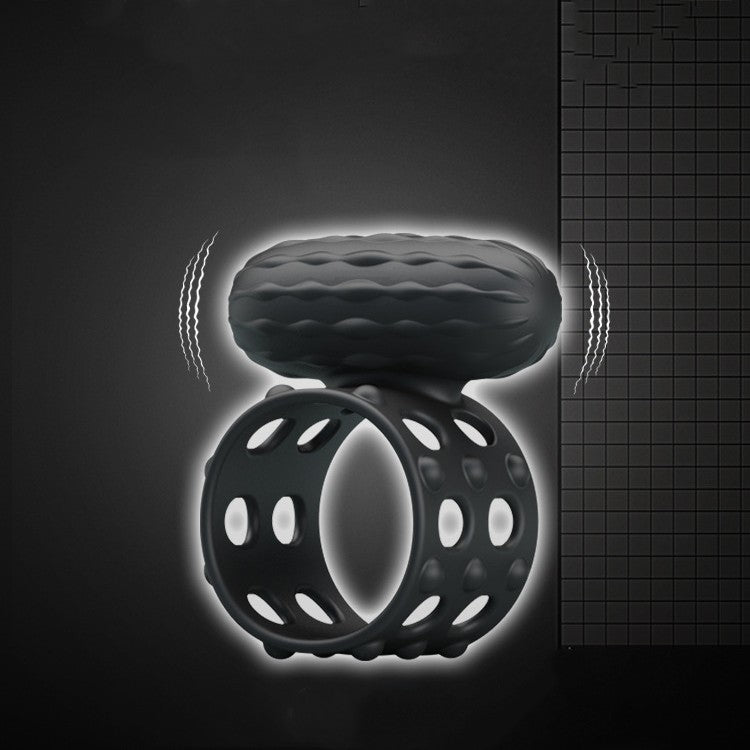 Male Vibrating Delay Cock Ring – Waterproof Silicone