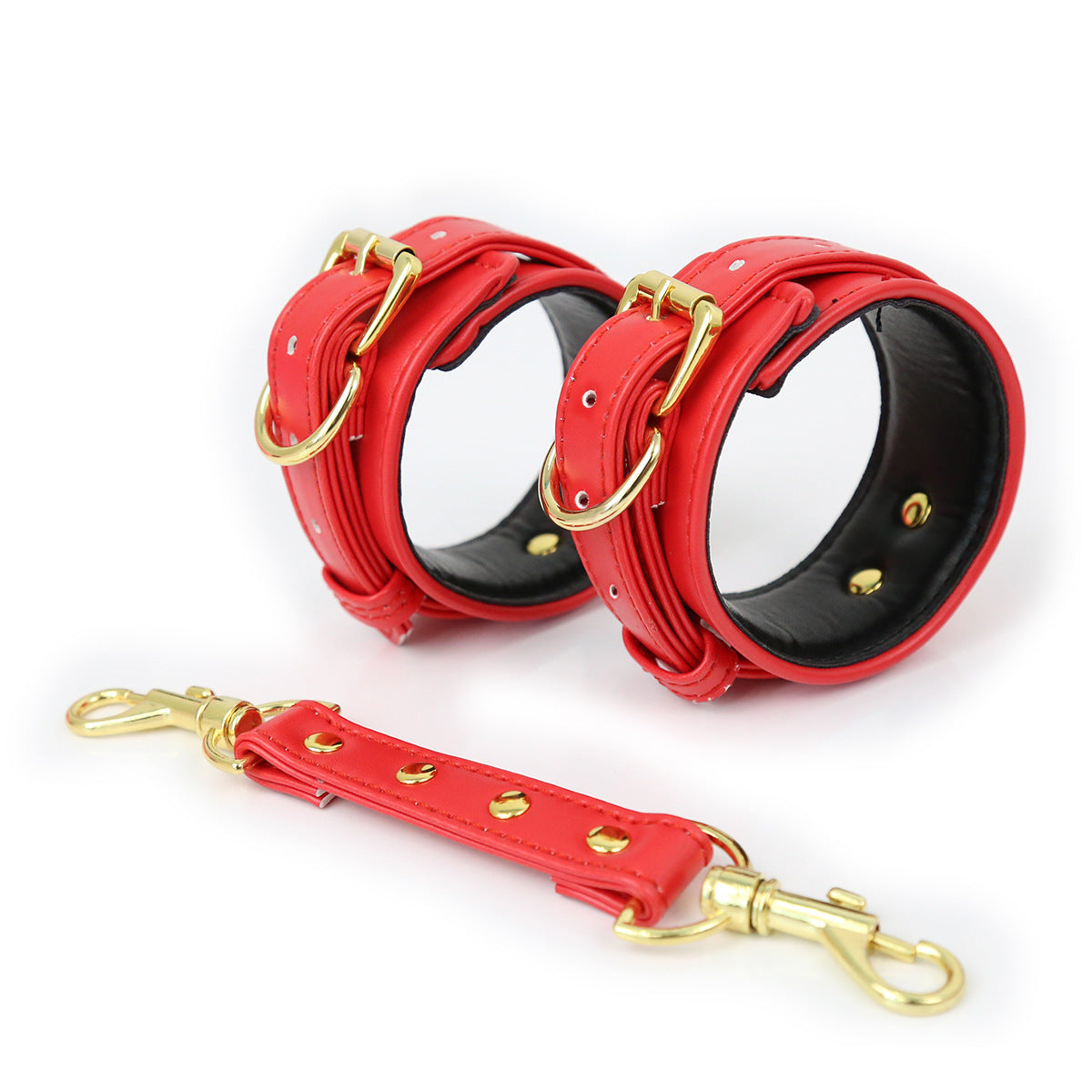 New Leather Handcuffs Ankle Cuffs And Boutique Chain Toys