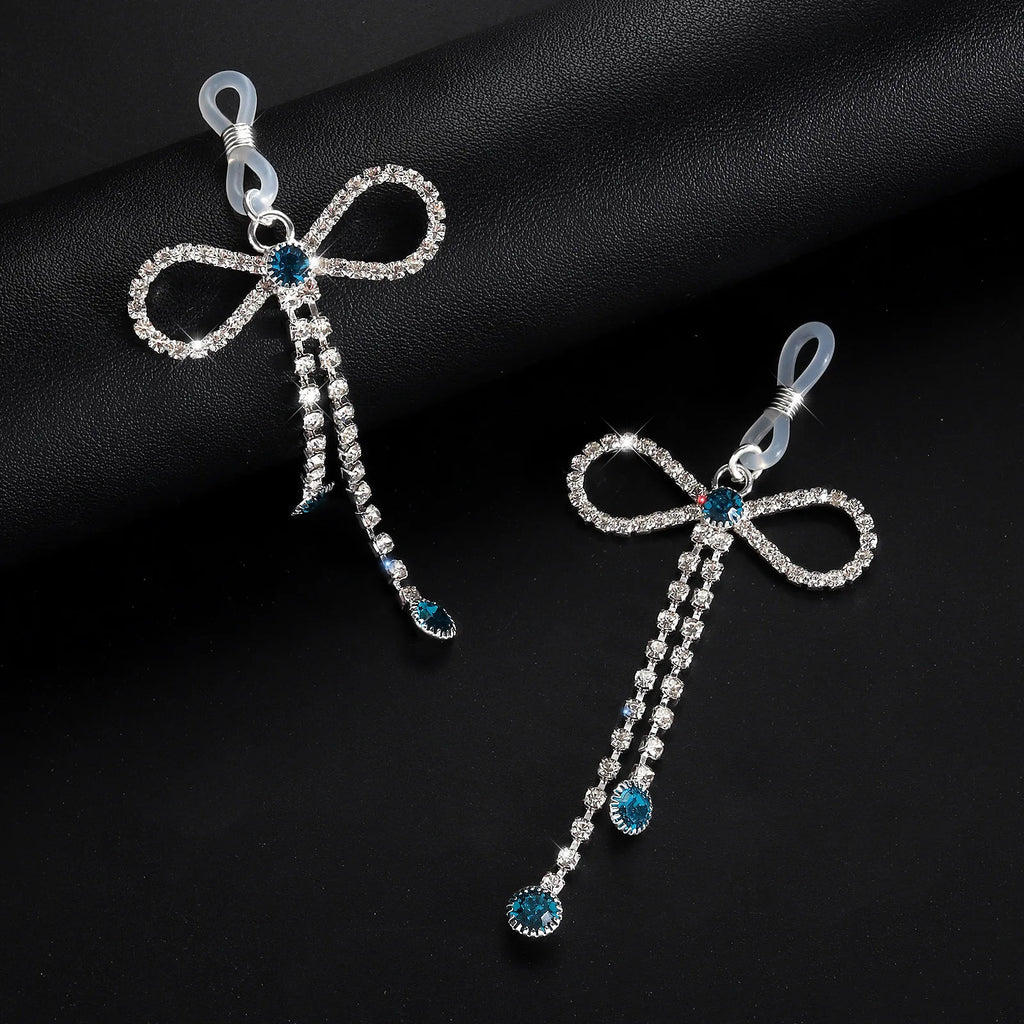 Bowknot Rhinestone Bra Body Chain