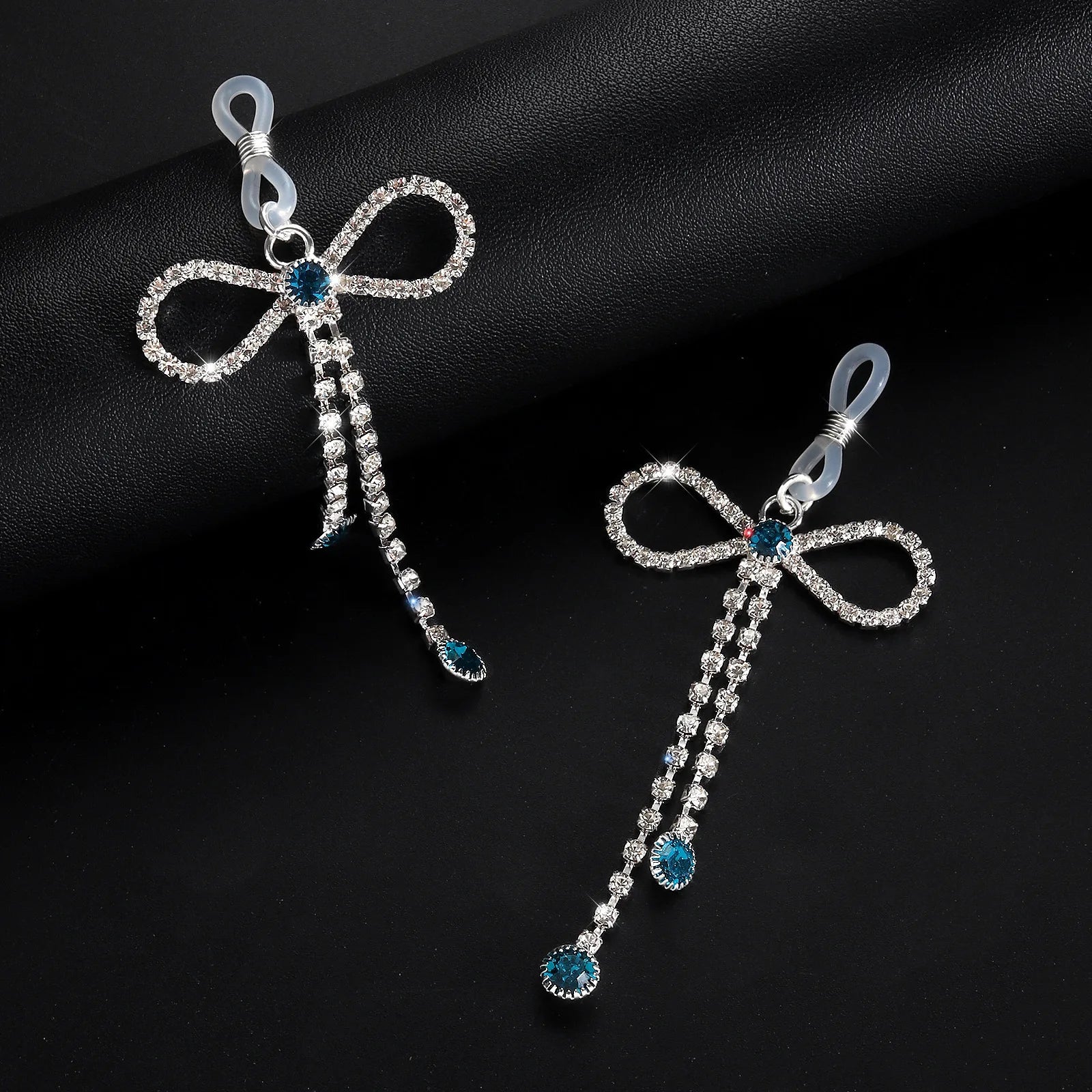 Bowknot Rhinestone Bra Body Chain