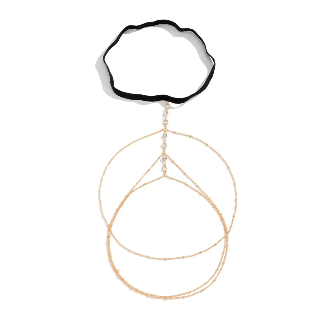Boho Crystal Elastic Leg Thigh Chain