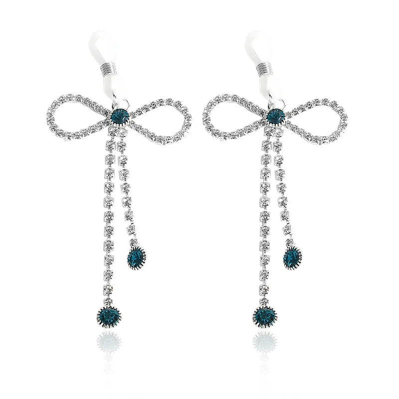 Bowknot Rhinestone Bra Body Chain