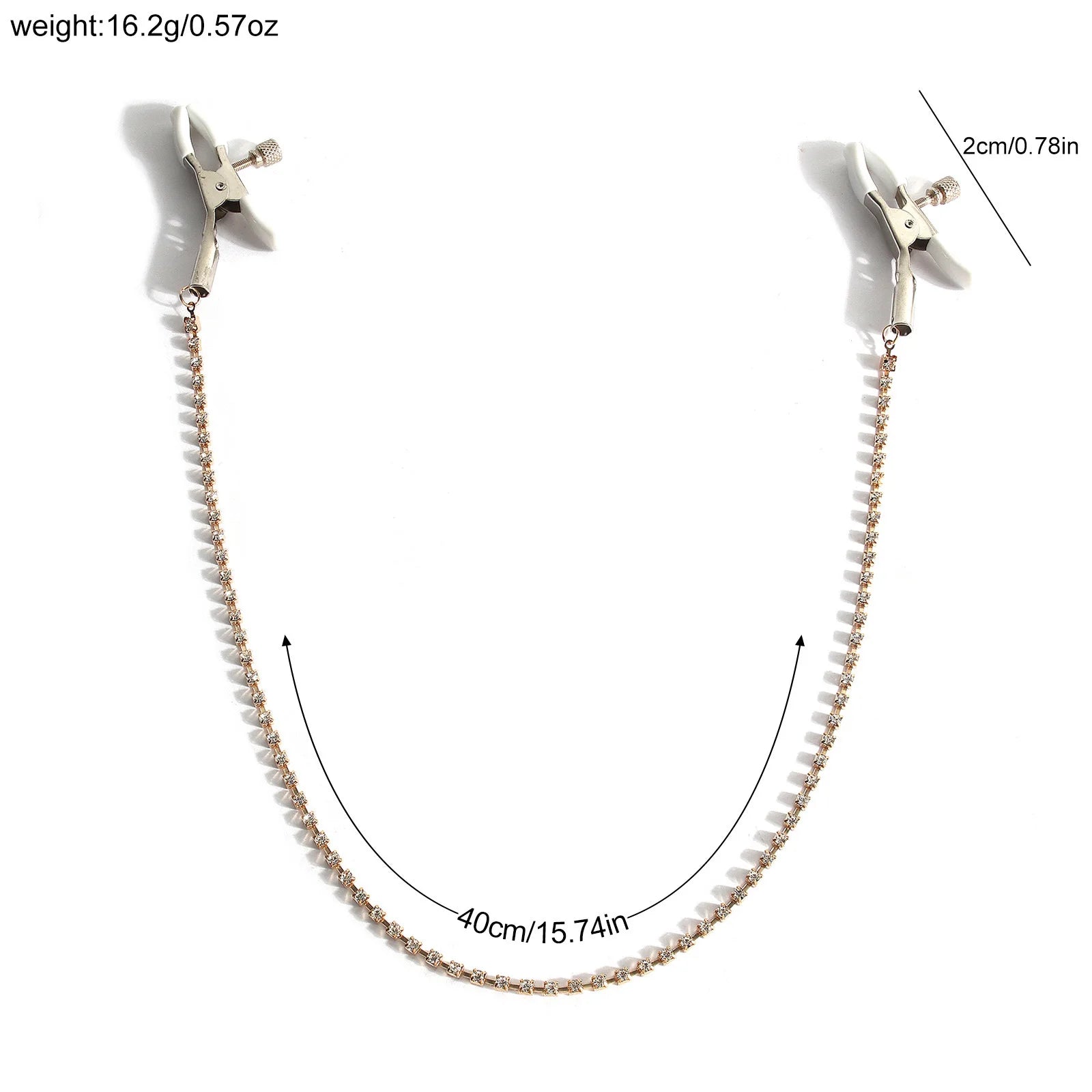 Non-Piercing Nipple Chain Necklace