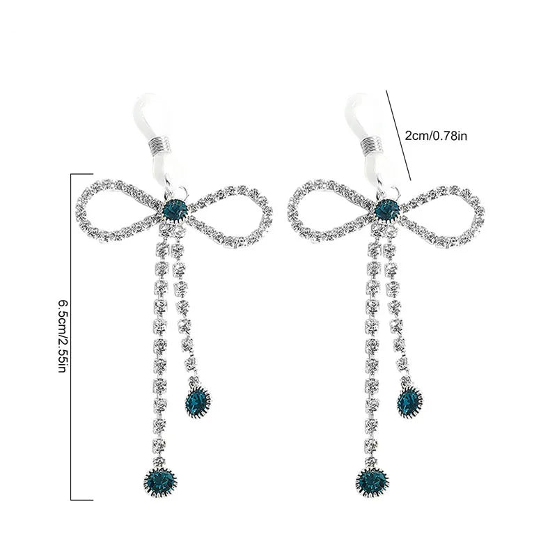 Bowknot Rhinestone Bra Body Chain