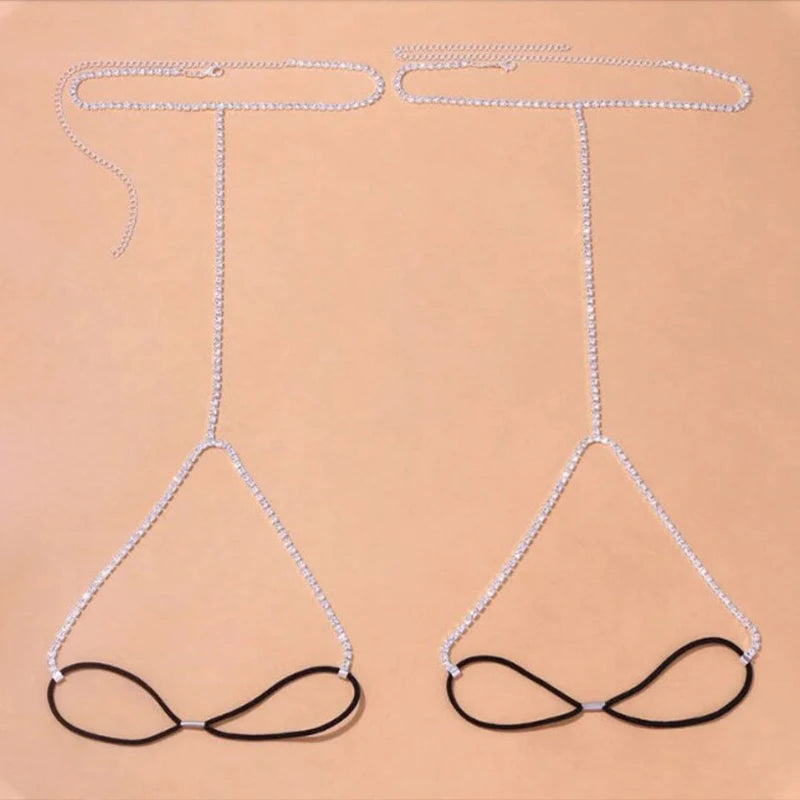 Crystal Thigh Chain Set