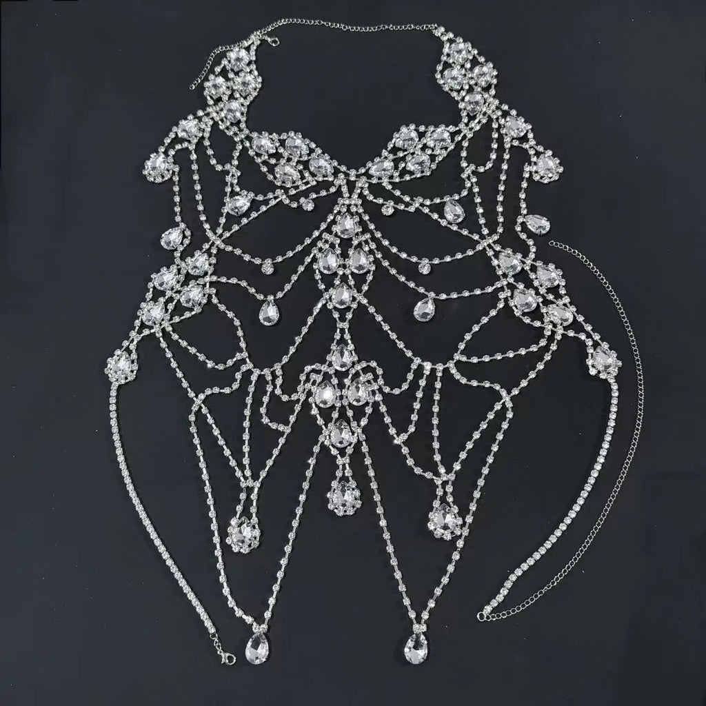 Rhinestone Chest Chain Body Harness