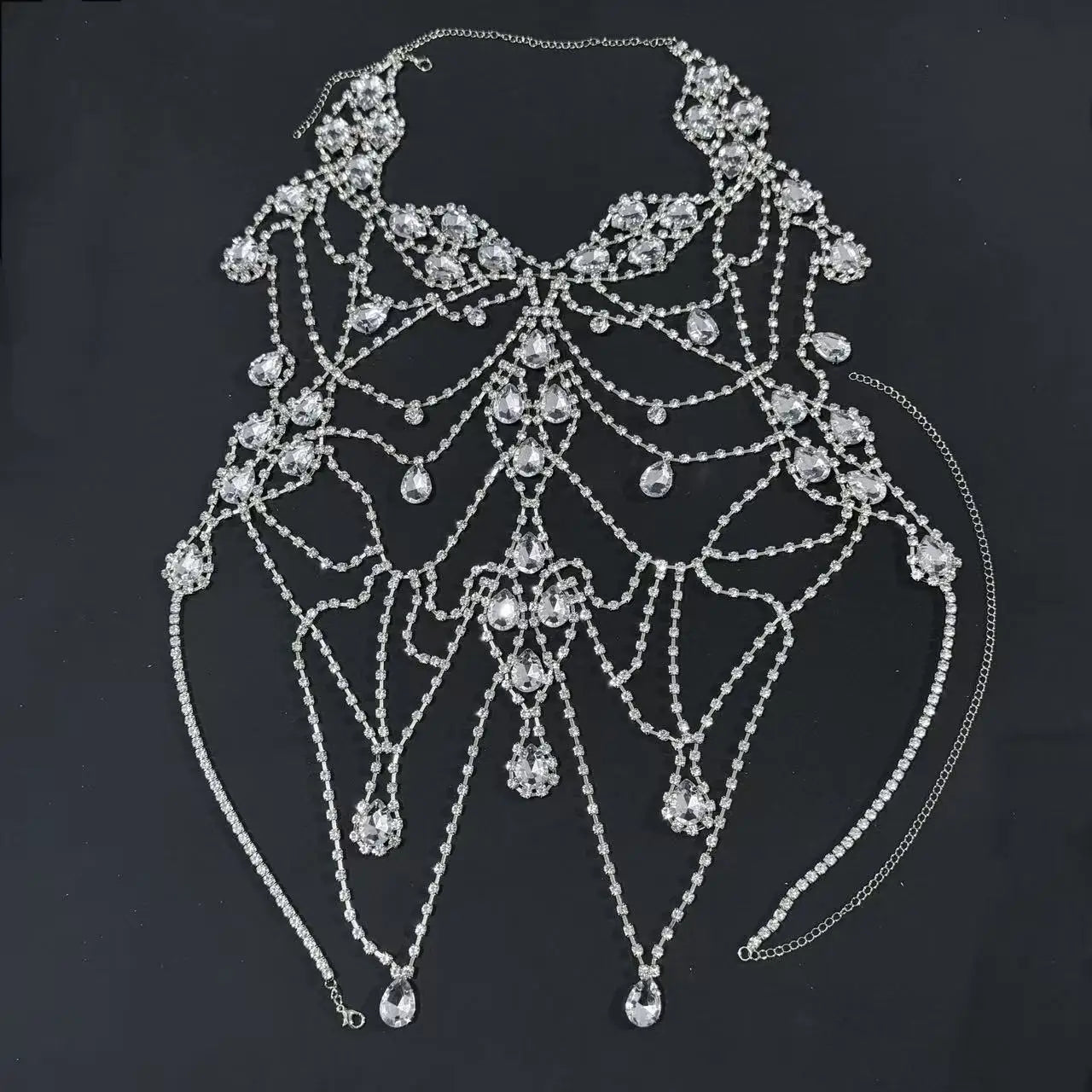 Rhinestone Chest Chain Body Harness