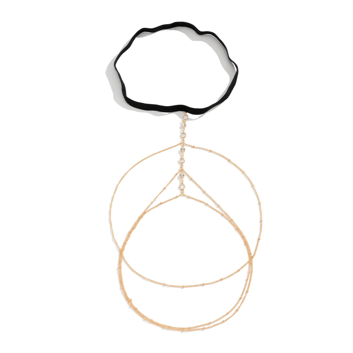 Boho Crystal Elastic Leg Thigh Chain