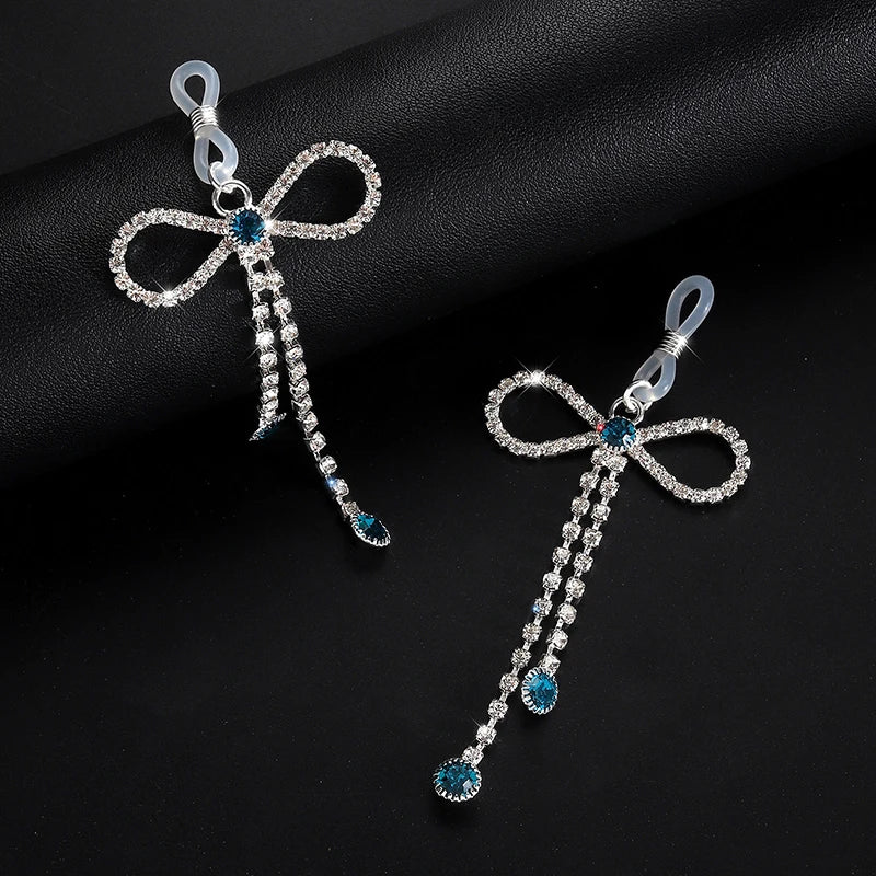 Vintage Bowknot Rhinestone Nipple Clip